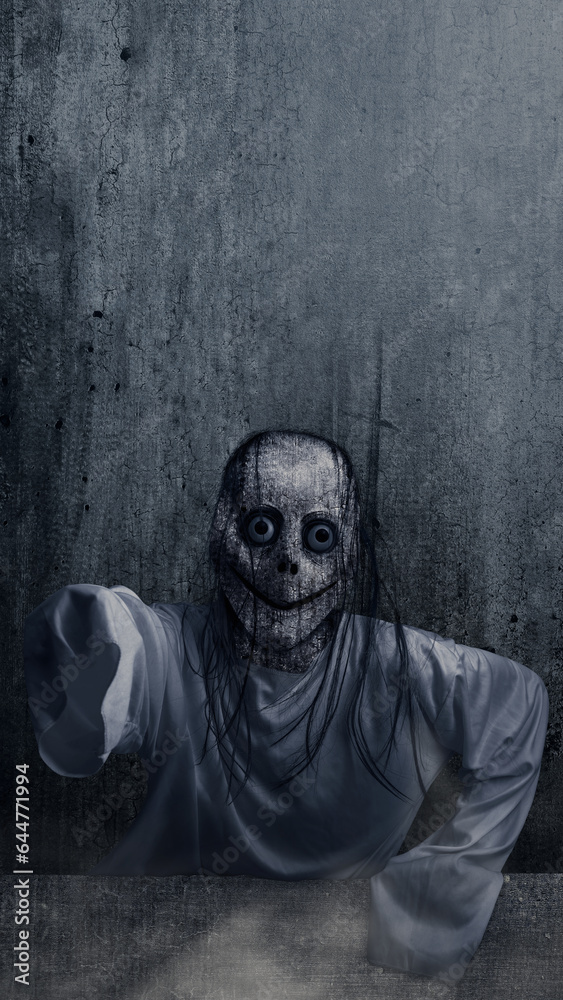 Scary face for Halloween Scary face for Halloween
