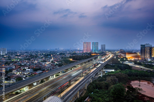 Panoramic Jakarta skyline © Leo Lintang