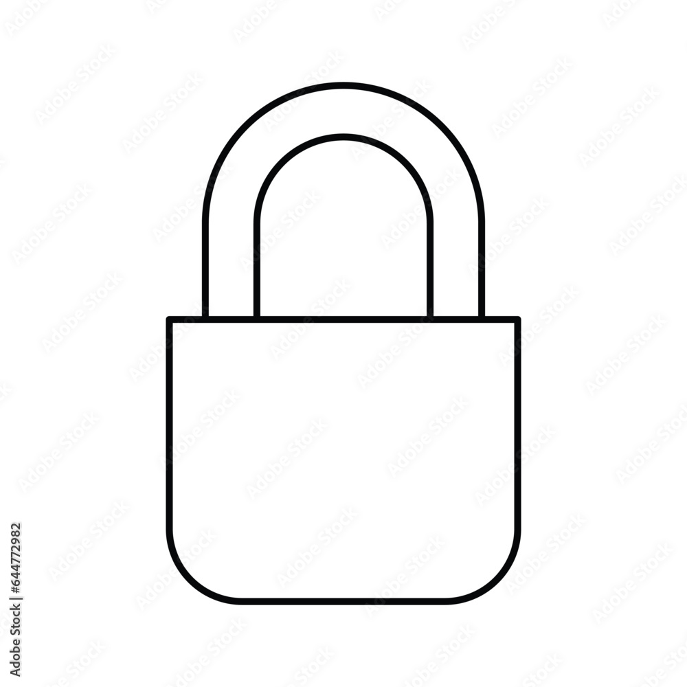 padlock icon design, illustration design padlock icon design, illustration design