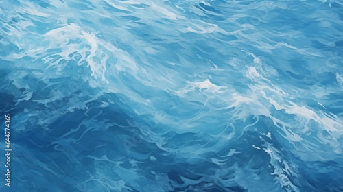Blue abstract ocean seascape