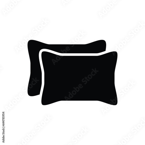 pillow icon vector sign sleep sign