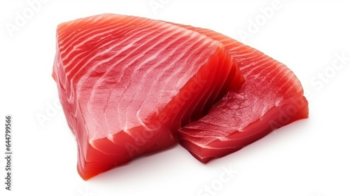raw salmon steak. Generative Ai