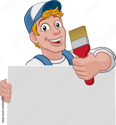 Painter Decorator Paint Bru...