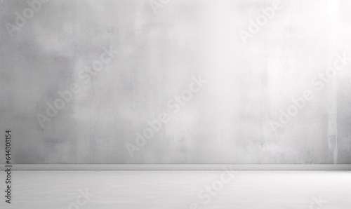 Blank gray gradient background with product display. 3d rendering