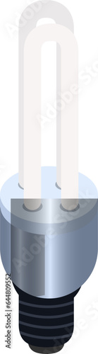 3D CFL (Compact Fluorescent Lamp) Element.