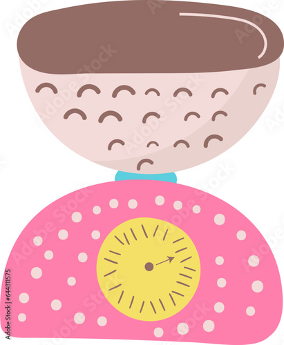 Weigher hand draw illustration