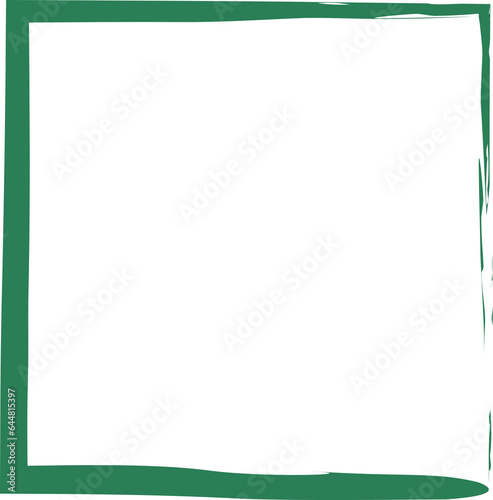 green frame for text