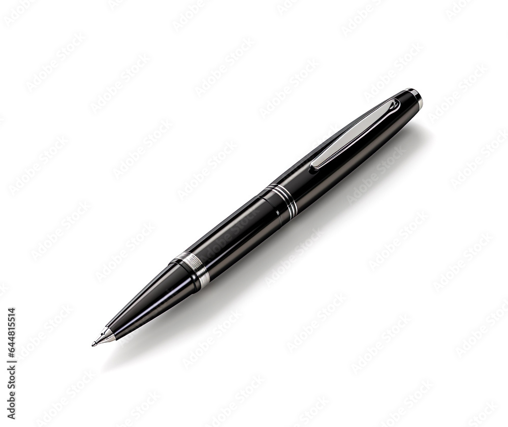 Black pen isolated on white background Black pen isolated on white background