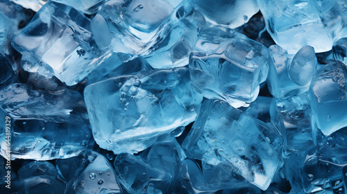 Fresh ice cube background