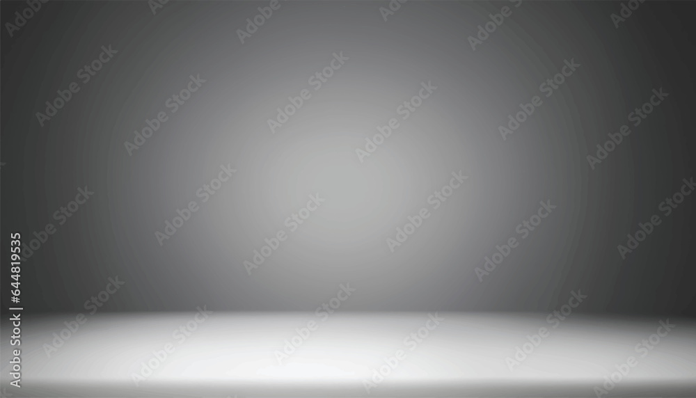 Vector Gray empty room studio gradient used for background and display your product high Resolution. Vector Gray empty room studio gradient used for background and display your product high Resolution.
