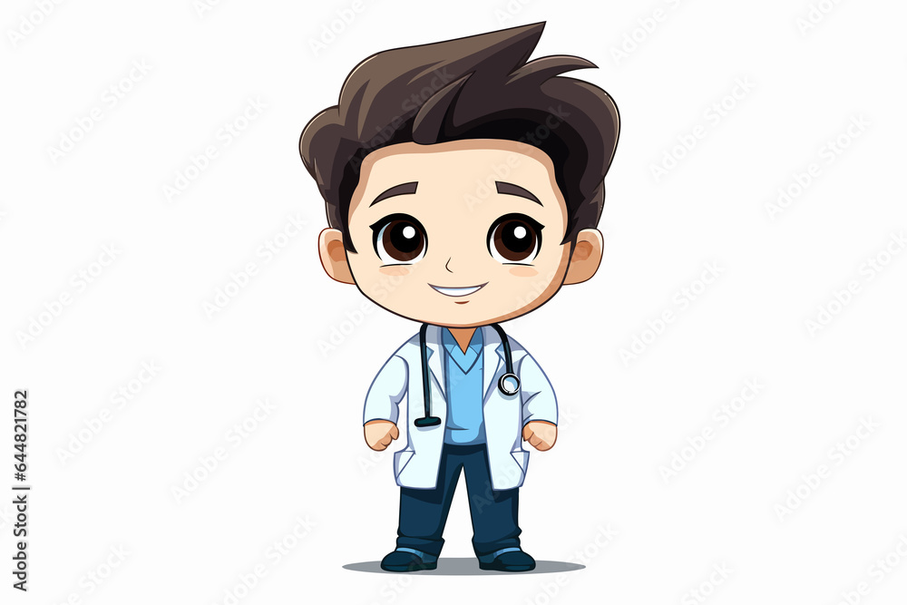 kid doctor vector flat minimalistic isolated illustration kid doctor vector flat minimalistic isolated illustration