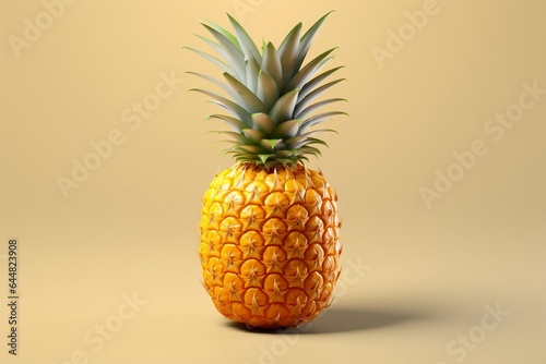 Fresh Pineapple for Every Season. Generative Ai