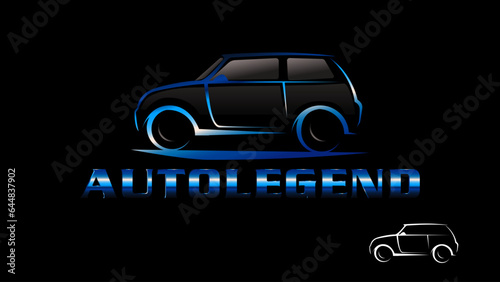 Illustration vector graphic of car logo design template. Suitable for any business related to car  transportation or vehicle.