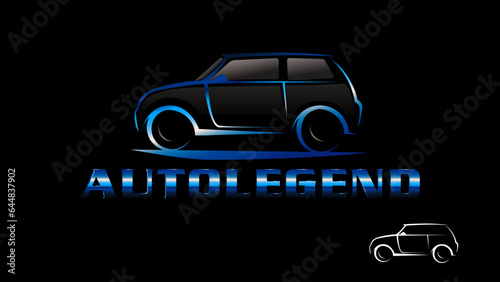 Illustration vector graphic of car logo design template. Suitable for any business related to car, transportation or vehicle.