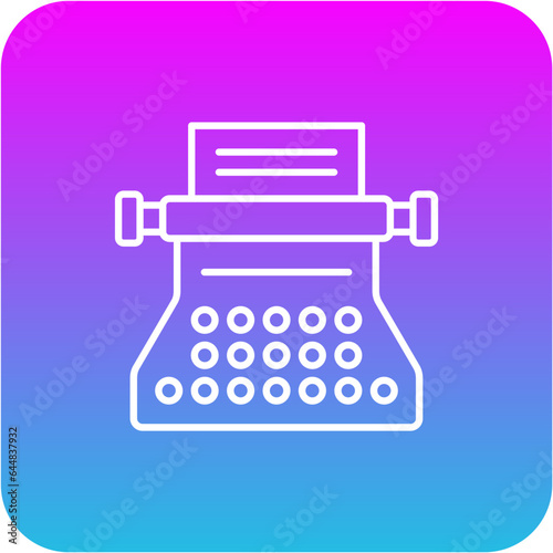 Typewriter Icon