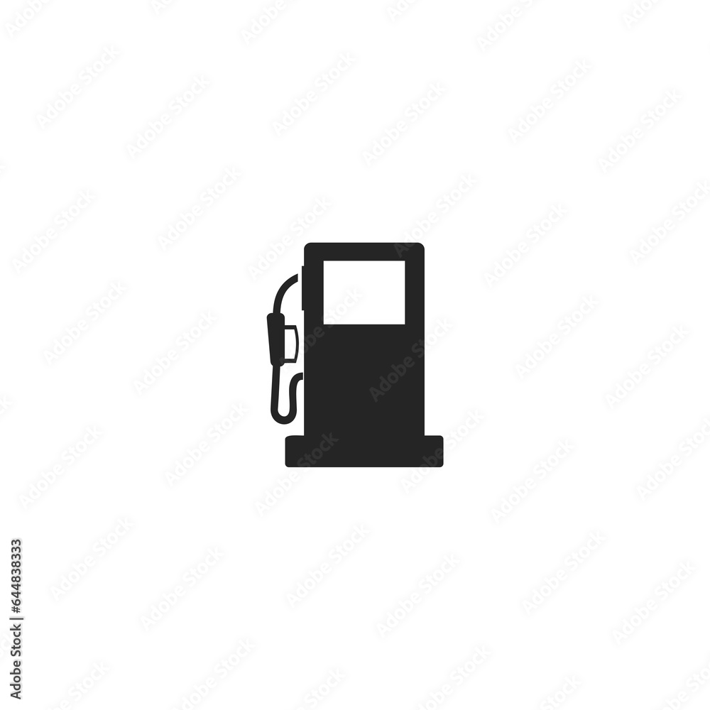 Gas petrol station icon isolated on white background Gas petrol station icon isolated on white background