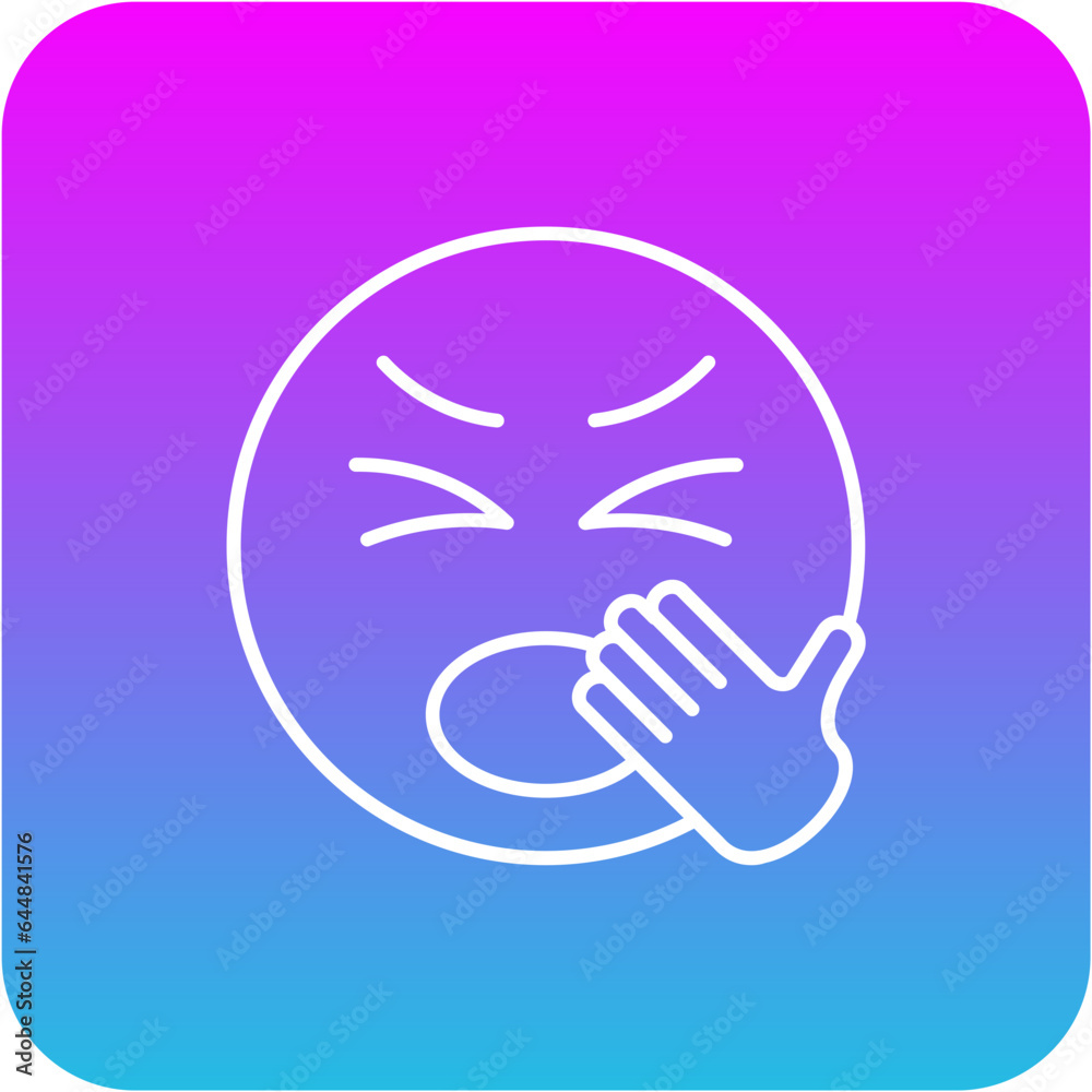 Obraz premium Yawn Icon