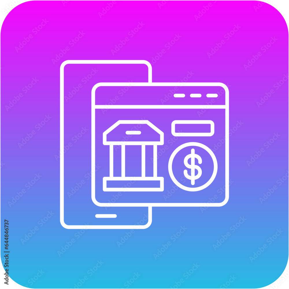 Mobile Banking Icon Mobile Banking Icon