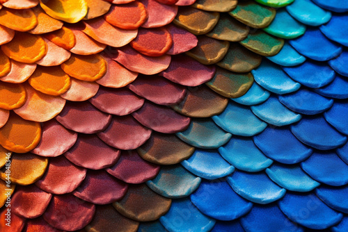 Background from abstract colorful fish scales