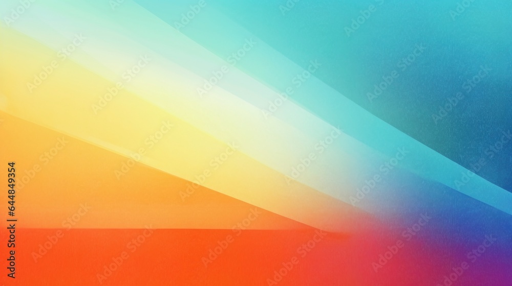 Obraz premium Retro 70s Grainy abstract with rays.