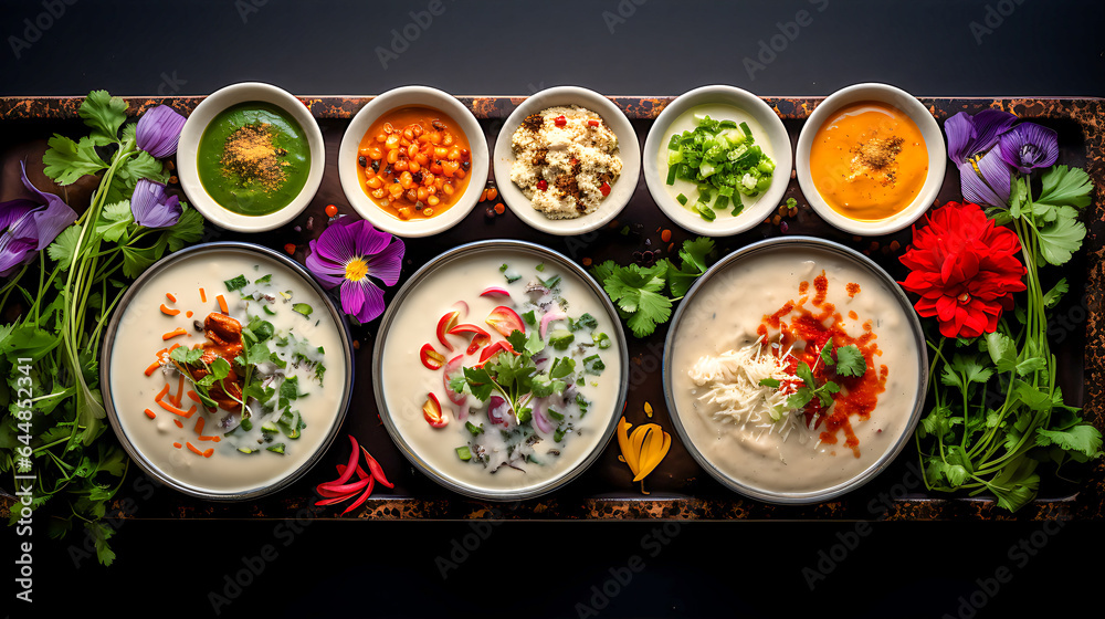 Close up Thai traditional dish, Tom Kha Kai food.