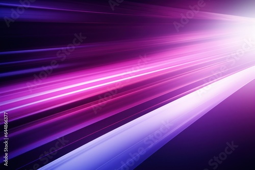 Fast moving purple light with motion blur, stripes, background