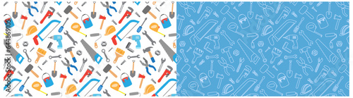 tools seamless pattern background engineer tools, repair house tool simple background