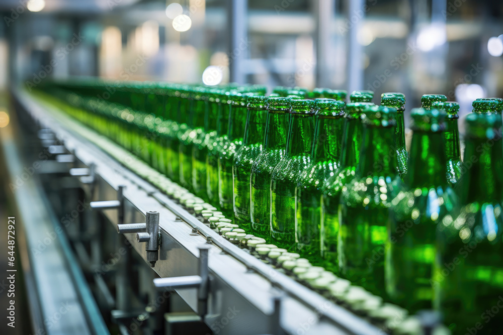 Precision Bottling on the Production Line