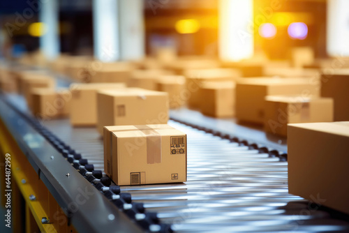 Automated Order Fulfillment in a Warehouse © Andrii 
