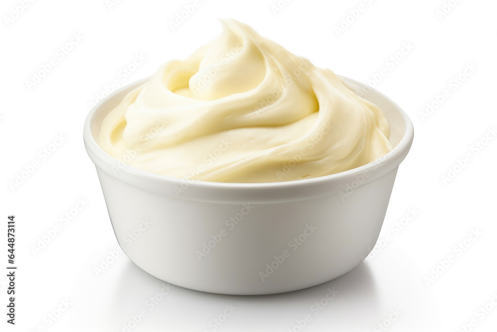 Elegant Vanilla Cream Swirls on a Pure White Canvas Elegant Vanilla Cream Swirls on a Pure White Canvas