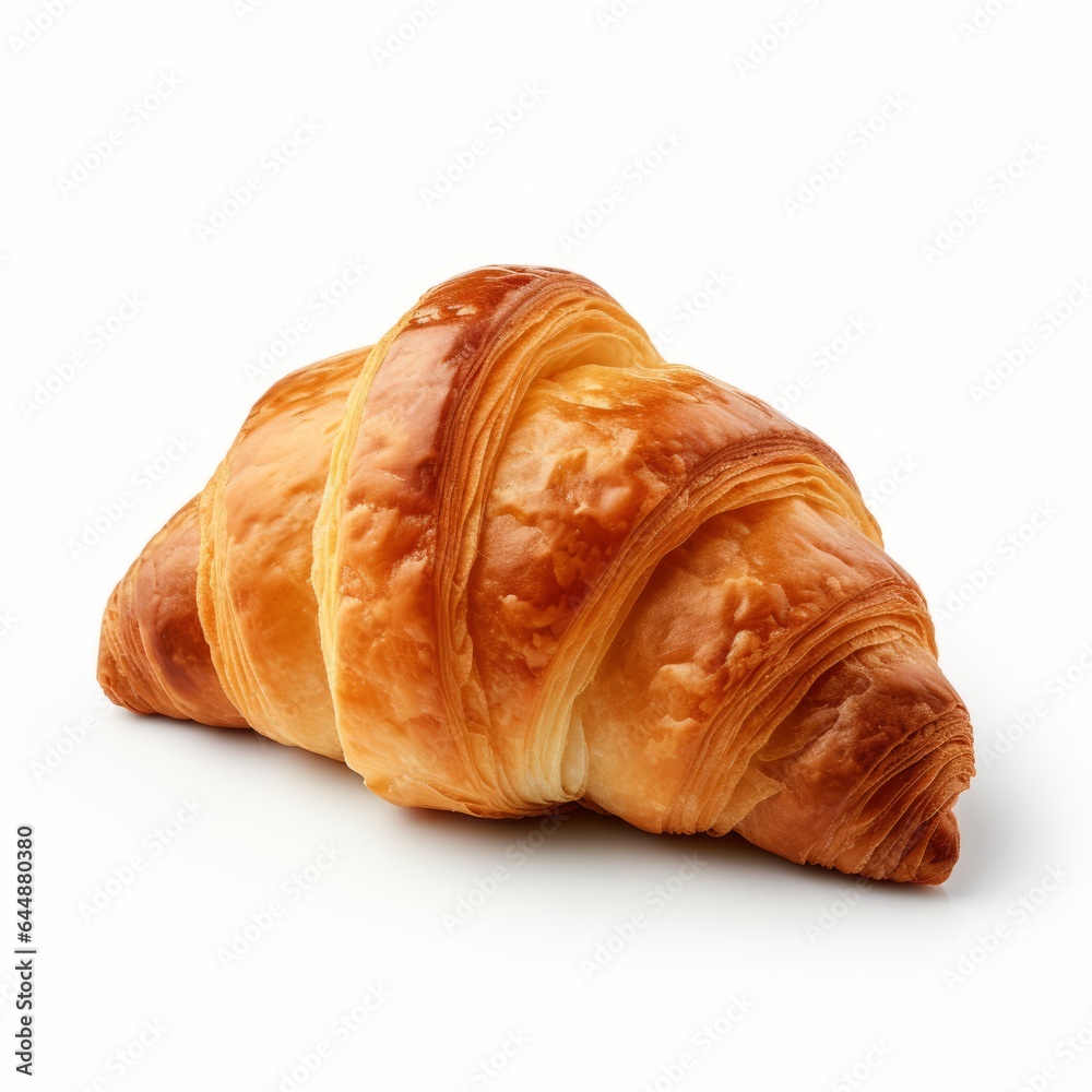 croissant isolated on white background croissant isolated on white background