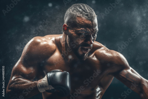 The Art of Boxing: Unleashing Strength and Determination © AIproduction