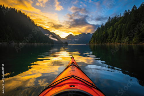 Kayaking Through Scenic Beauty