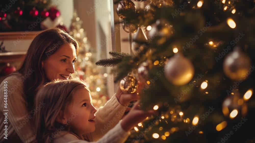 couple decorating christmas tree couple decorating christmas tree