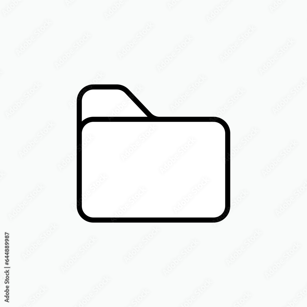 Folder Icon. Files, Archives. Universal Interface, Data Symbol. Folder Icon. Files, Archives. Universal Interface, Data Symbol.