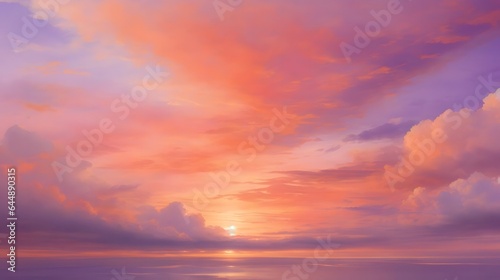 Captivating Dusk Sky Background Evening Sky Background Sunset Horizon Design Twilight Sky Backdrop Picturesque Dusk Landscape Elegant Nightfall Sky Illustration AI Generative