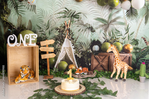 Canvas Print jungle decoration for smashcake photography