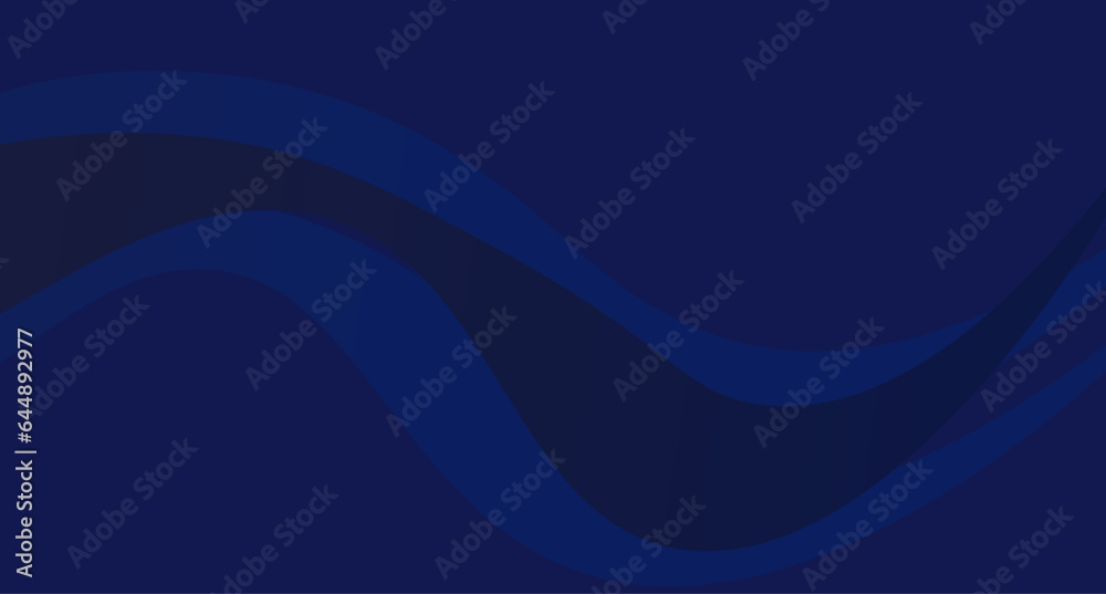  Wave element for design. Stylized line art background. Curved wavy line, smooth stripe. Vector..