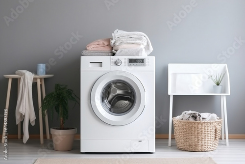 Laundry cleaning machine housework household housekeeping