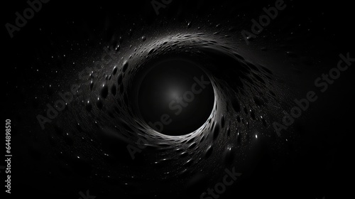 black hole, gravity, singularity, event horizon, spacetime, astrophysics, astronomy, massive, collapse, vacuum, curvature, theoretical, phenomena, celestial, universe, cosmic, generative ai