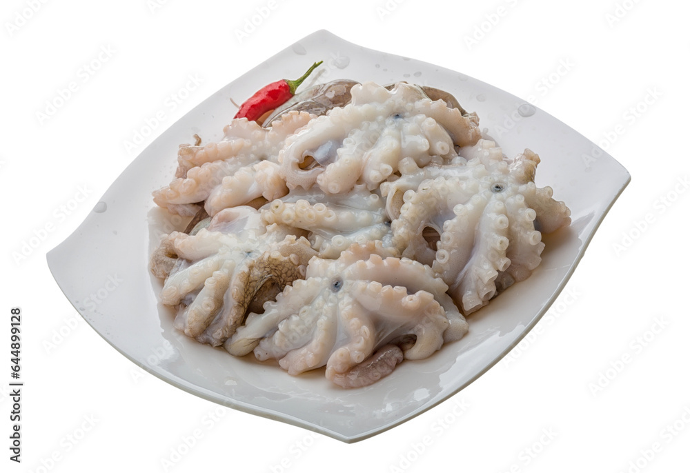 Raw octopus Raw octopus