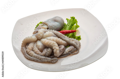 Raw octopus