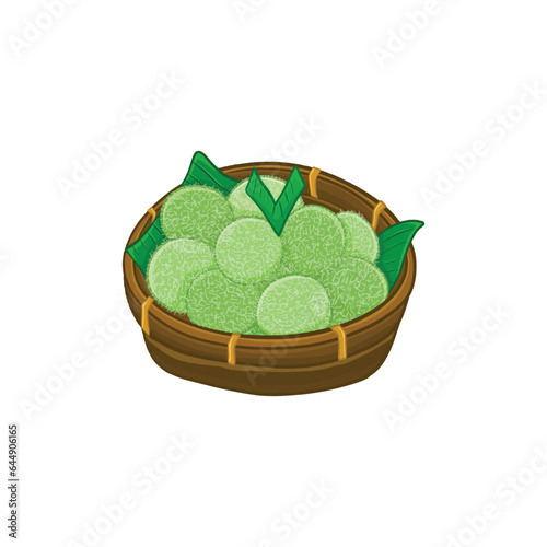 Indonesian Traditional Food Snack Illustration