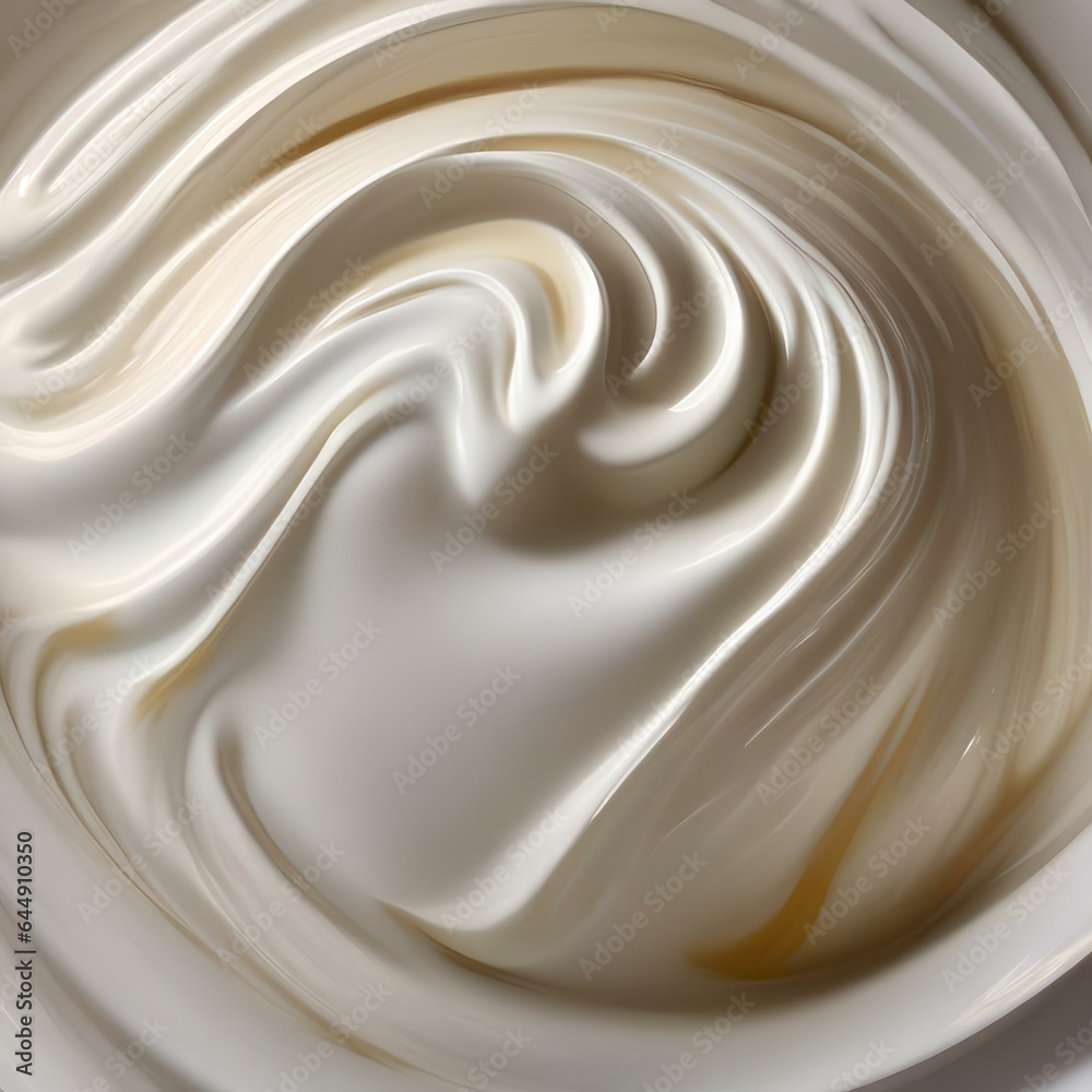 A hypnotic swirl of cream mixing into a freshly brewed cup of tea1 A hypnotic swirl of cream mixing into a freshly brewed cup of tea1