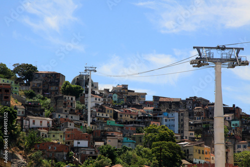 Brazilian favela(shantytown) in Rio de Janeiro photo