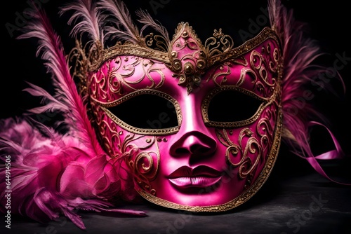 venetian carnival mask,  generative AI  © Eduardo