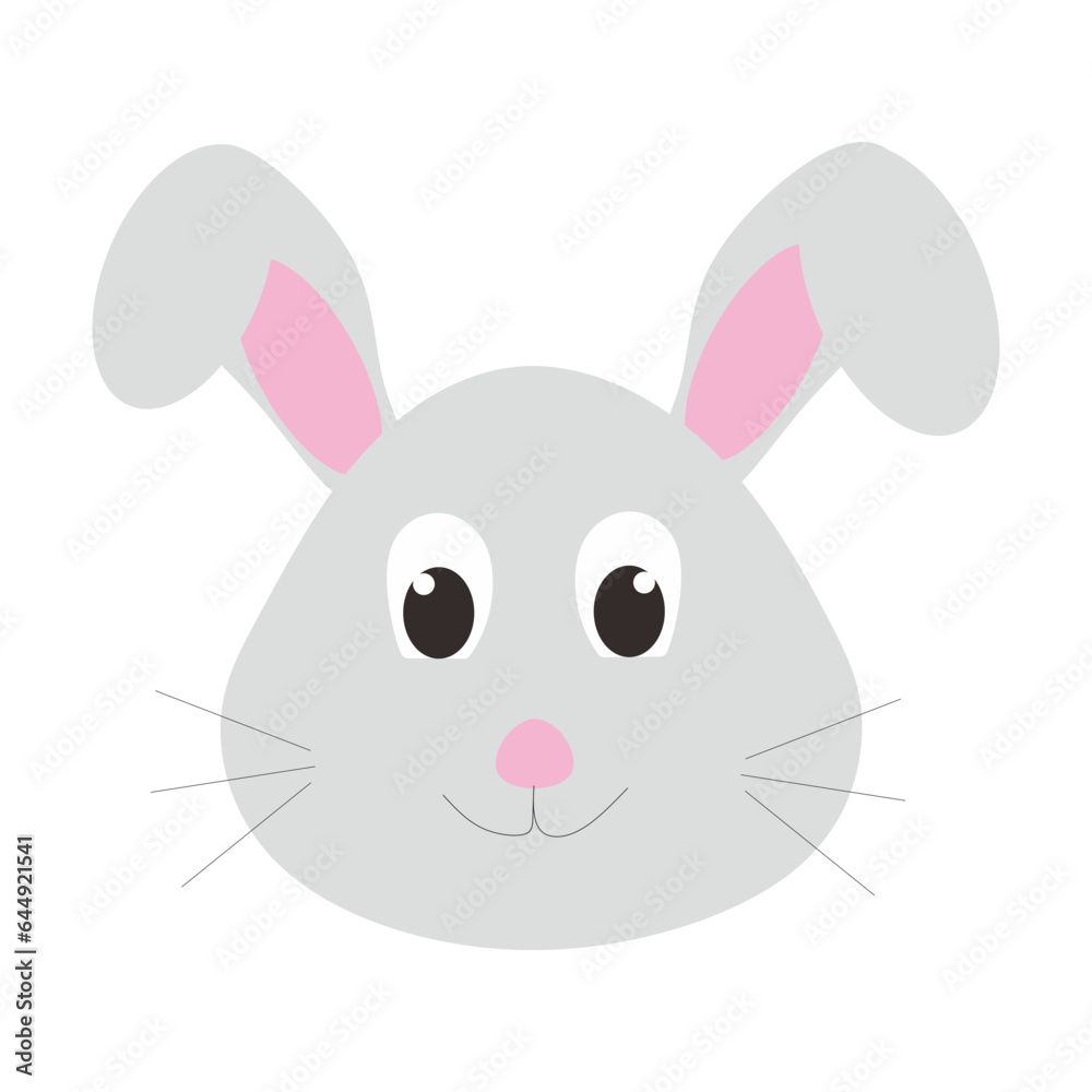 illustration head&face rabbit illustration head&face rabbit