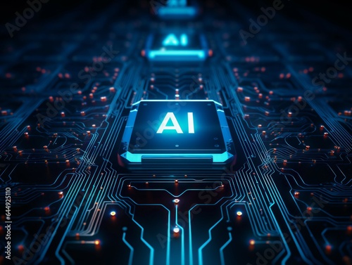 AI, Artificial Intelligence concept,conceptual image. Business, modern technology, internet and networking concept