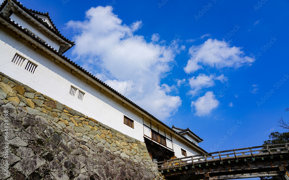 彦根城と青空