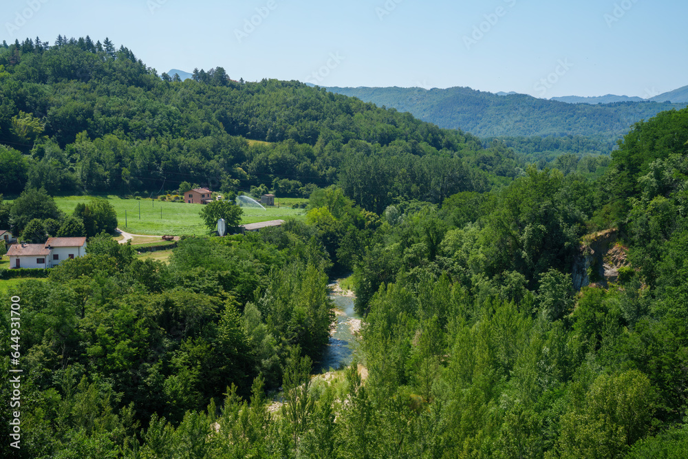 Rural landscape near Fivizzano, Tuscany, Italy